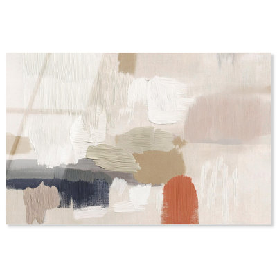 "Shape of a Calm Day II", reproduction d'art acrylique sur toile par Art Remedy, prête à être suspendue, 30 x 20