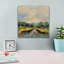  «Amber Riverbank» par Silvia Vassileva, art mural sur toile, 12 po x 12 po-172928