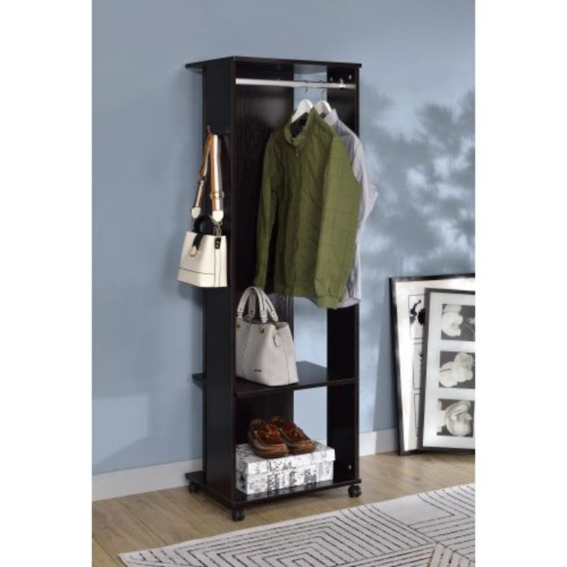 Solid Wood Freestanding 2 - Hook Coat Rack
