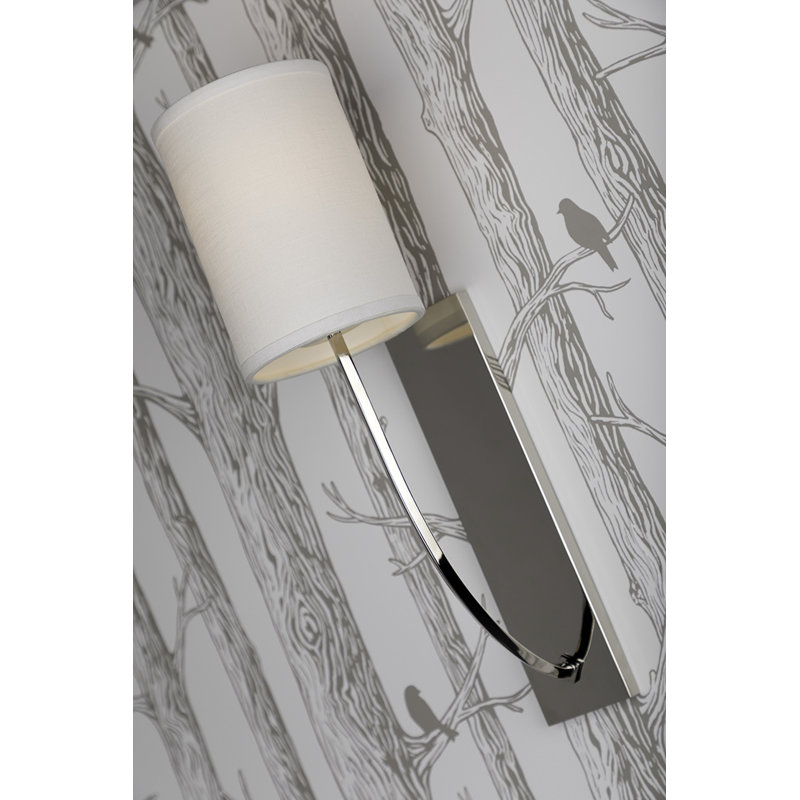 Colton 1 - Light Armed Sconce, Polished Nickel