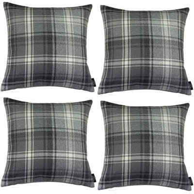 Plaid Square Cushion Cover