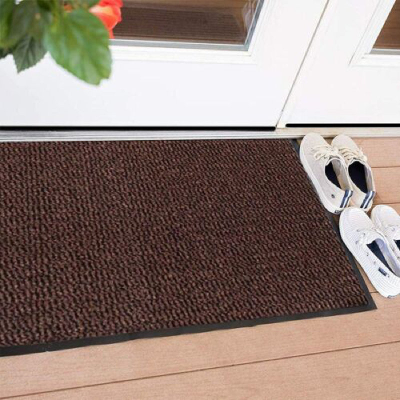 Aarib Non-Slip Doormat, Rust, Rectangle 60cm x 120cm