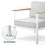 Ensemble de chaises de patio blanches