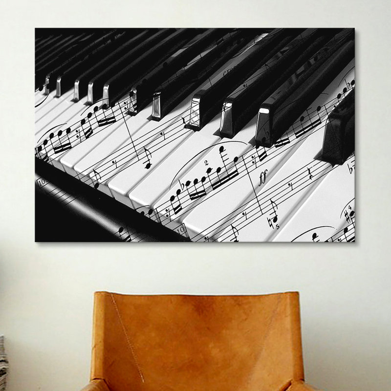 « Panoramic Piano », reproduction de photo sur toile, H 12 po x l 18 po x P 1,5 po