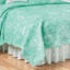 Ensemble de courtepointe réversible en coton Turquoise Bay-115785663