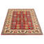 Tapis rouge foncé Maleaha Gazni 5 pi 3 po x 7 pi 10 po