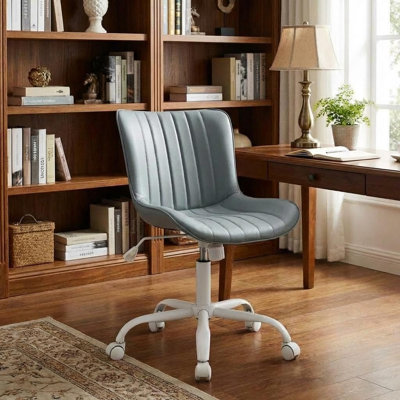 Faux Leather Accent Chair