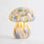 Mini lampe portative à champignon en verre-2135750901