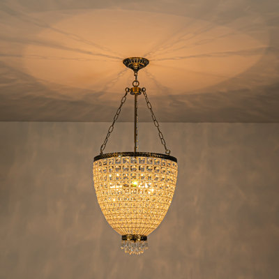 Ennu 4 - Light Dimmable Crystal Chandelier