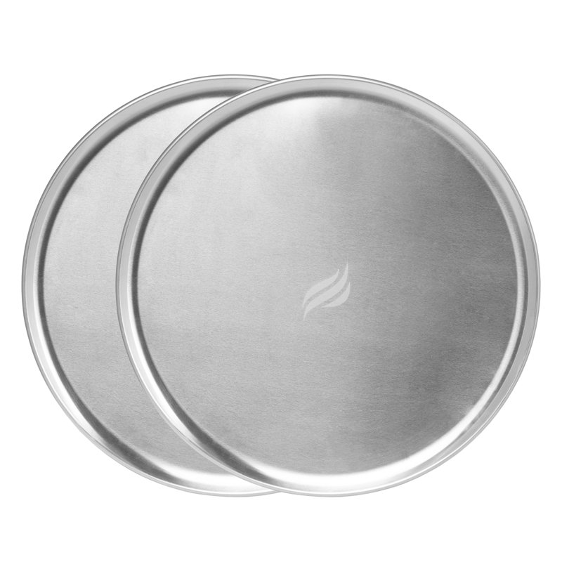 14" Aluminum Pizza Pan Set of 2