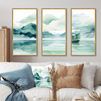 Chine, rivière Yangtze - Art mural chinois