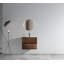 Meuble-lavabo mural en noyer de 24 po avec lavabo en céramique avec un trou de robinet, grand meuble-lavabo flottant de rangement pour salle de bain moderne, lavabo une pièce sans drain et robinet, pré-assemblé-1791604629