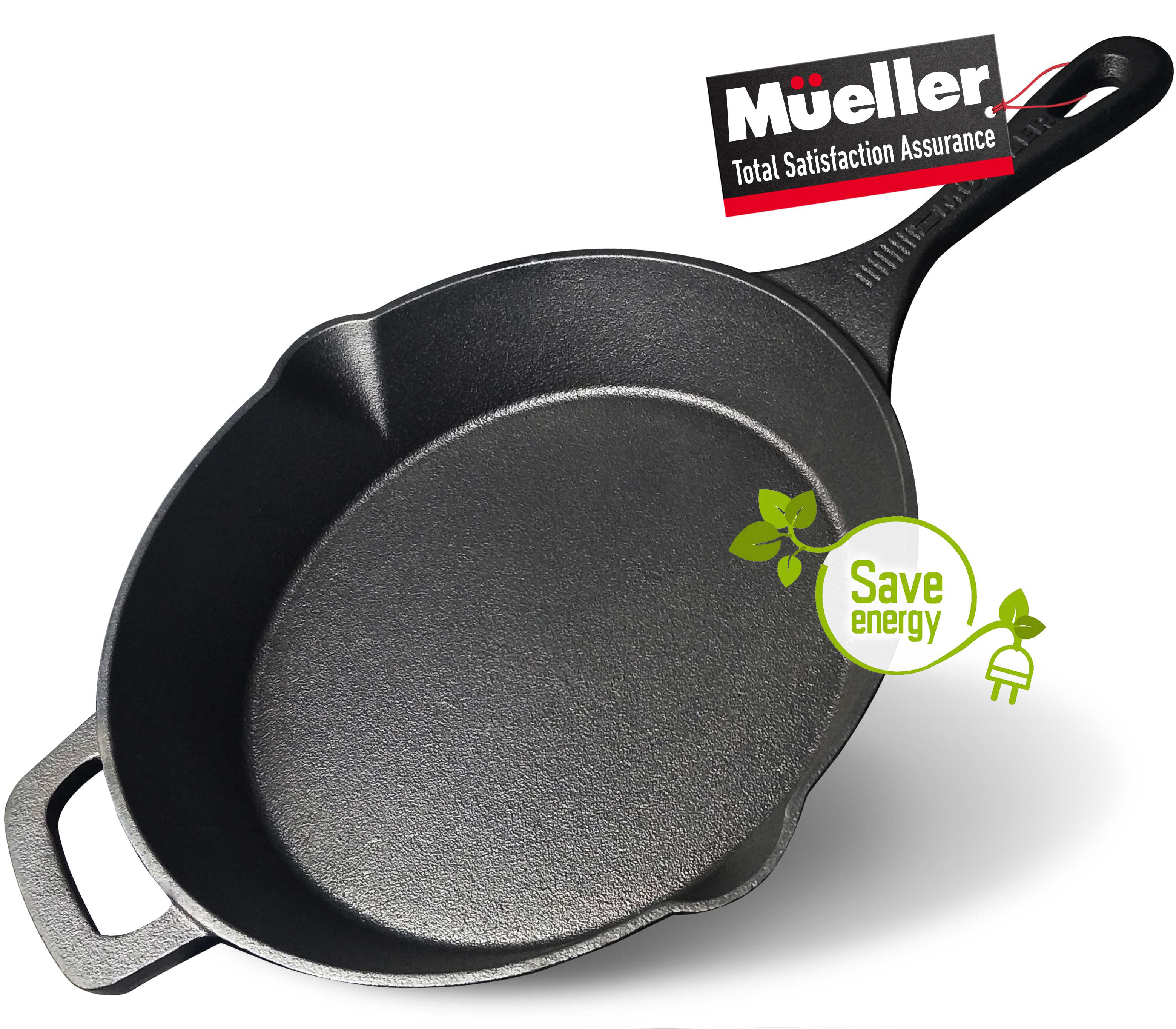 mueller home Mueller DuraCast 6 Quart Enameled Cast Iron Dutch Oven Pot  with Lid, Heavy-Duty