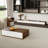 Xhevat Block Coffee Table with Storage, Fully Assembled-417915333