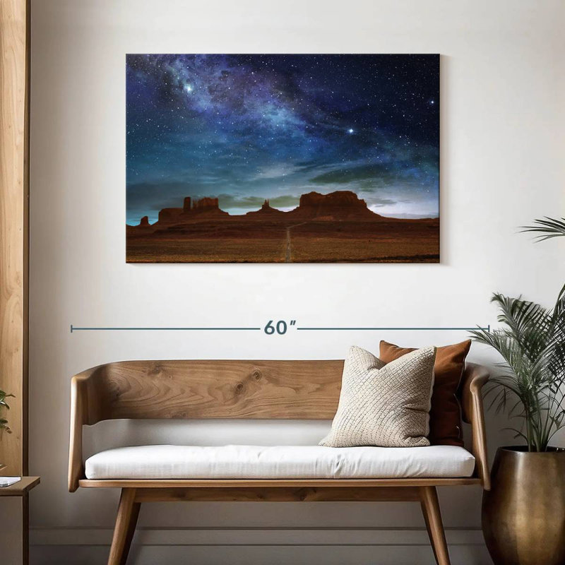 Oberle Voie Lactée au-dessus de Monument Valley, H 30 po x l 45 po