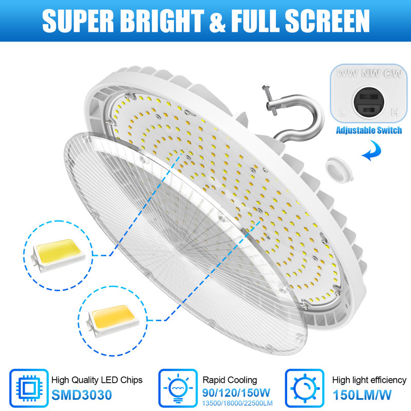 Dimmable Round High Bay Ceiling Light