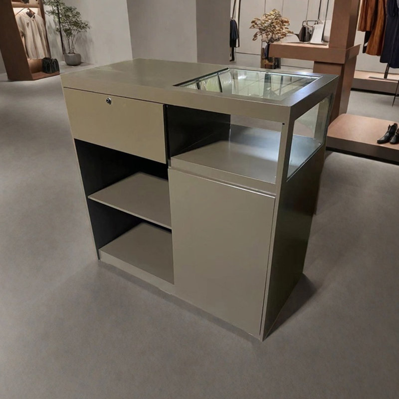 Vitrine simple et moderne, H 39,37 po x l 59,05 po x P 23,62 po