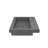 NativeStone Handcrafted Concrete 36" Trough Bathroom Sink-41083345-37742374