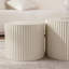 Support pour plante beige et crème pour salon sans assemblage-85182499