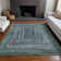 Machine Washable Indoor/Outdoor Xhevrie ACN1725 Teal Rug