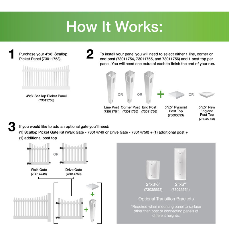 Catalyst White Bracket for Posts