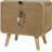 Winston Light Ash 2-drawer Nightstand Bedside Table