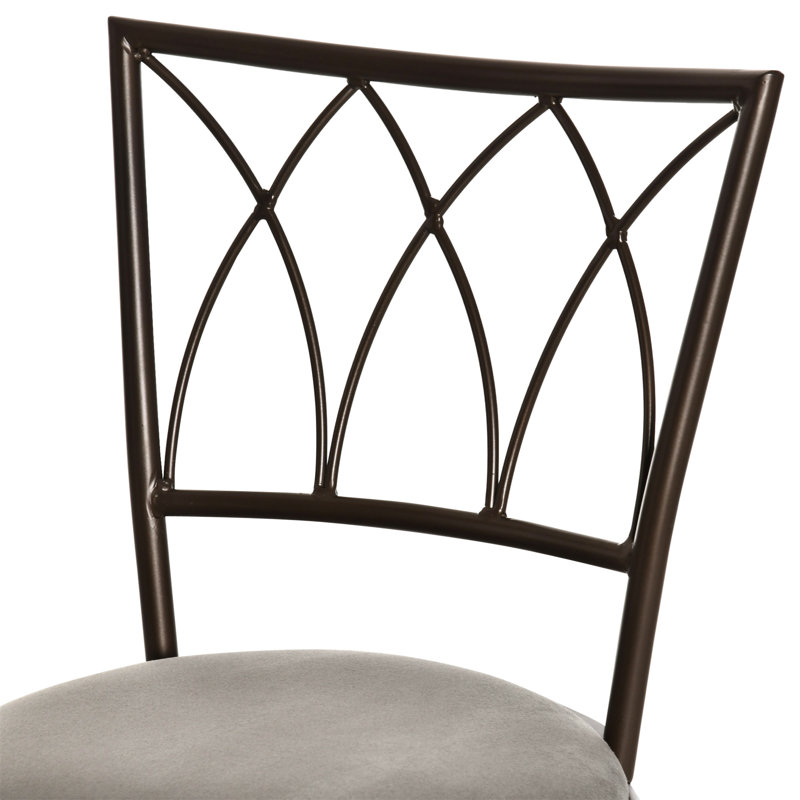 Destrey Swivel Counter Stool with Metal Frame