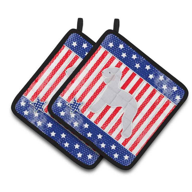 Trinx Patriotic Polyester Potholder