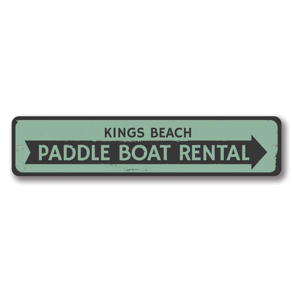 Lizton Sign Shop, Inc Paddle Boat Rental Custom Aluminum Sign | Wayfair