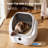 Self-Cleaning Cat Litter Box with APP Control and Safety Sensor, White, 020max