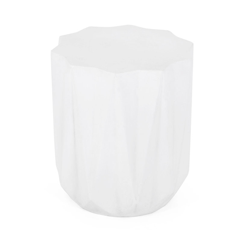 Outdoor Lightweight Concrete Side Table