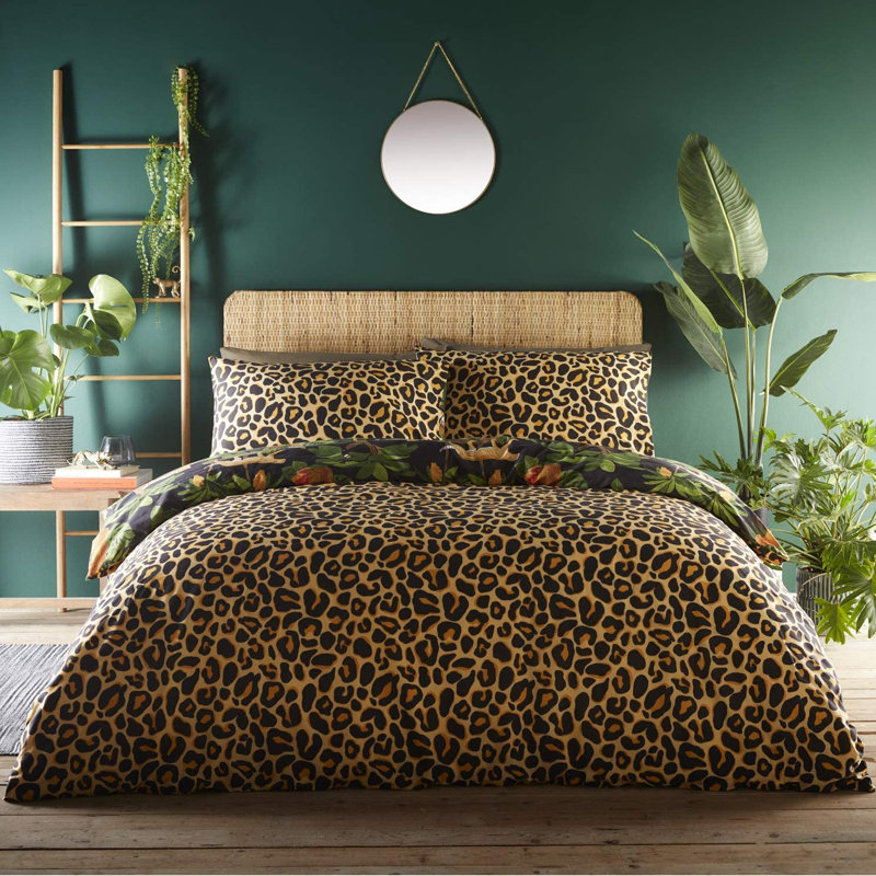 Wainberg Floral Duvet Cover Set with Pillowcases, 200 x 200cm Duvet Cover + 2 Standard Pillowcases