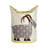 3 Sprouts - Baby Laundry Hamper  - Storage Basket Organizer Bin for Nursery - Goat
