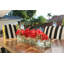 Driftwood Cymbidium Orchids Centerpiece in Glass Planter-1216674882-1216674883