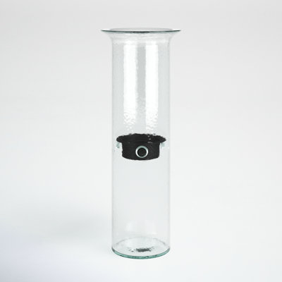 Sakie Glass Hurricane Candle Holder