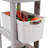  43.3'' H x 10'' W 4 Tier Storage Rack with Wheels