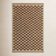 Azle Handmade Wool Brown Rug