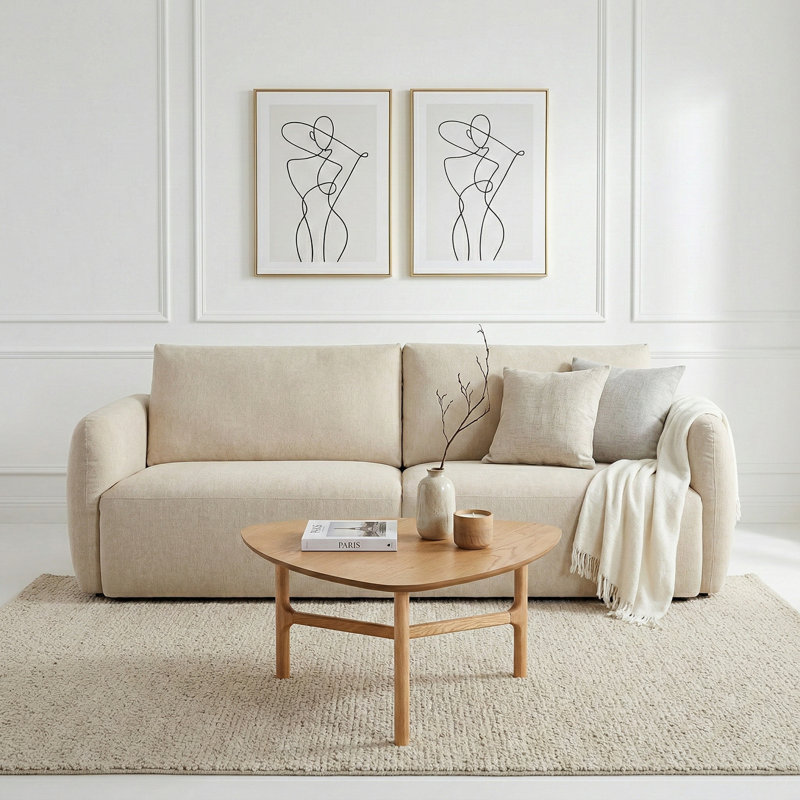 Nobie 3 Seater Sofa, Cream