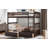 Full Over Full Bunk Bed With Drawers, Convertible Beds, Espresso