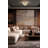 Harvey Modern 3 Light Crystal Flush Mount