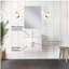 Lavabo de baignoire avec robinet et miroir à DEL