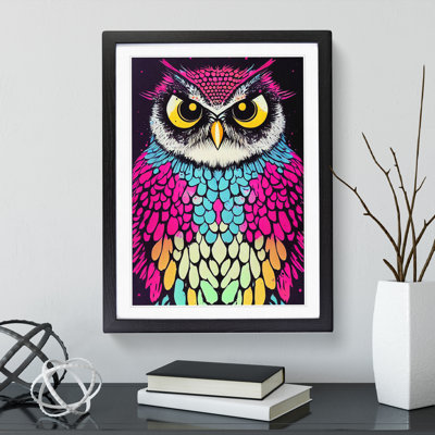 Owl - Single Picture Frame Painting