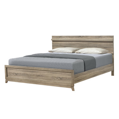 Mobilier de chambre à coucher rustique en bois naturel