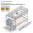 Edele Kids Twin Over Twin Bunk Bed-1194376747