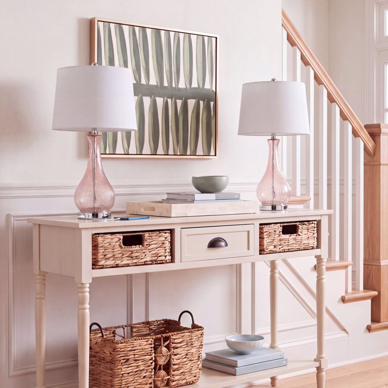 Lampe de table 27,5 po Ailanny Blush