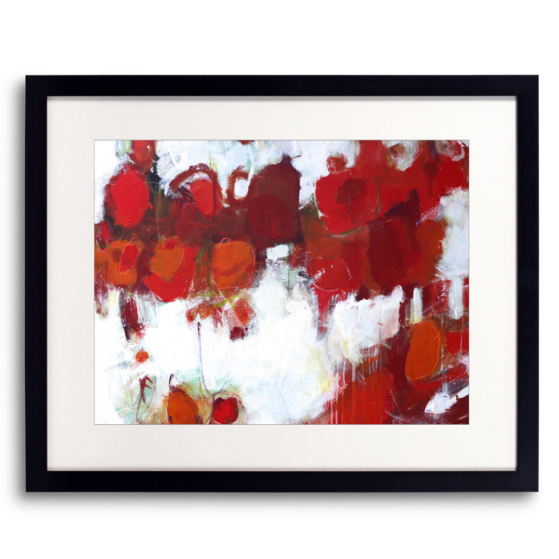 Fire And Ice Print by Elizabeth Chapman, Black Framed Paper, 25.25" H x 31.25" W
