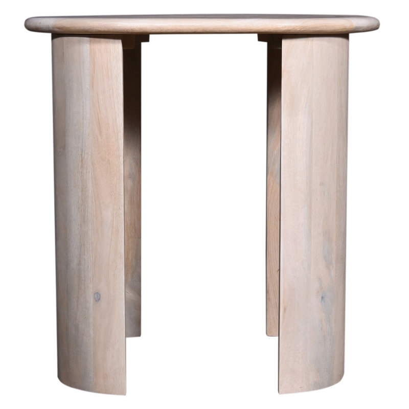 Table d'appoint à finition rustique