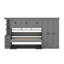 Lit escamotable simple avec armoire murale, armoire et bureau-905493943
