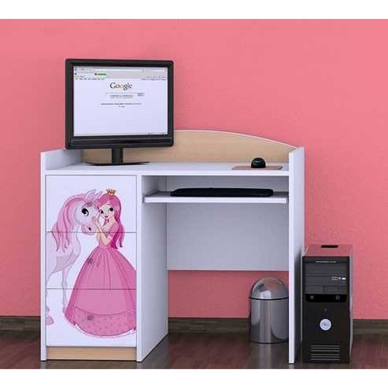 Tercero 100cm Computer Desk, Beige