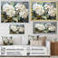 «Cubist Hydrangea L'interpretation» - art mural hortensia-44609404-44609394